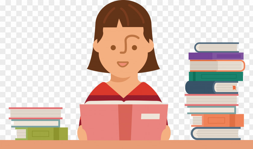 Teacher Reading Book PNG