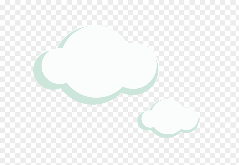 White Clouds Brand Pattern PNG