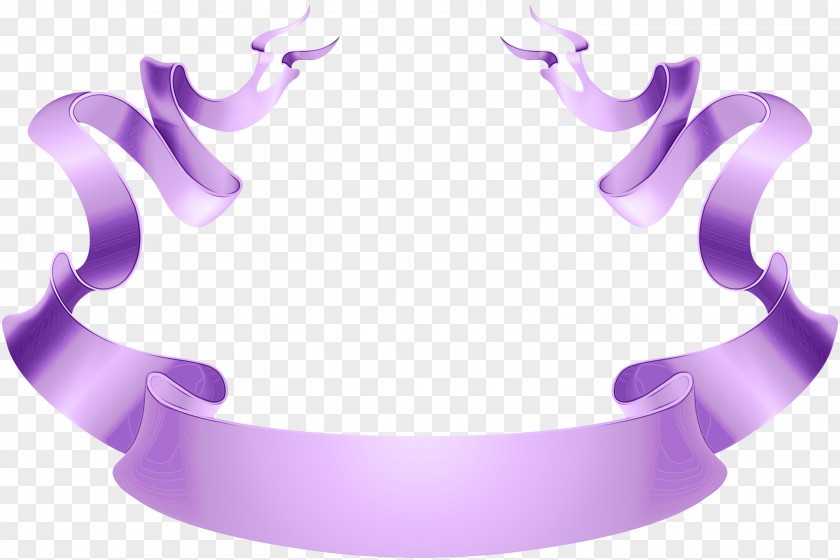 Lilac Purple Background Banner Ribbon PNG