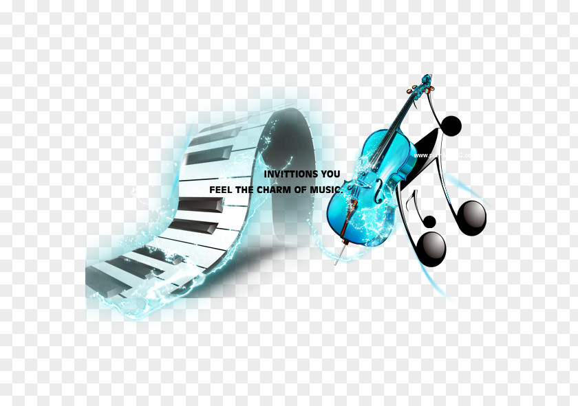 Violin Musical Note Keyboard PNG