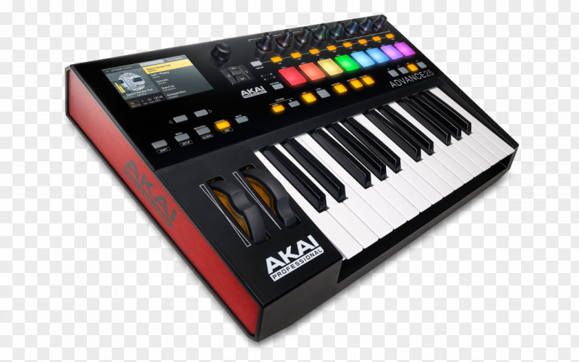 Keyboard Computer Akai MIDI Controllers Musical Instruments Controller PNG