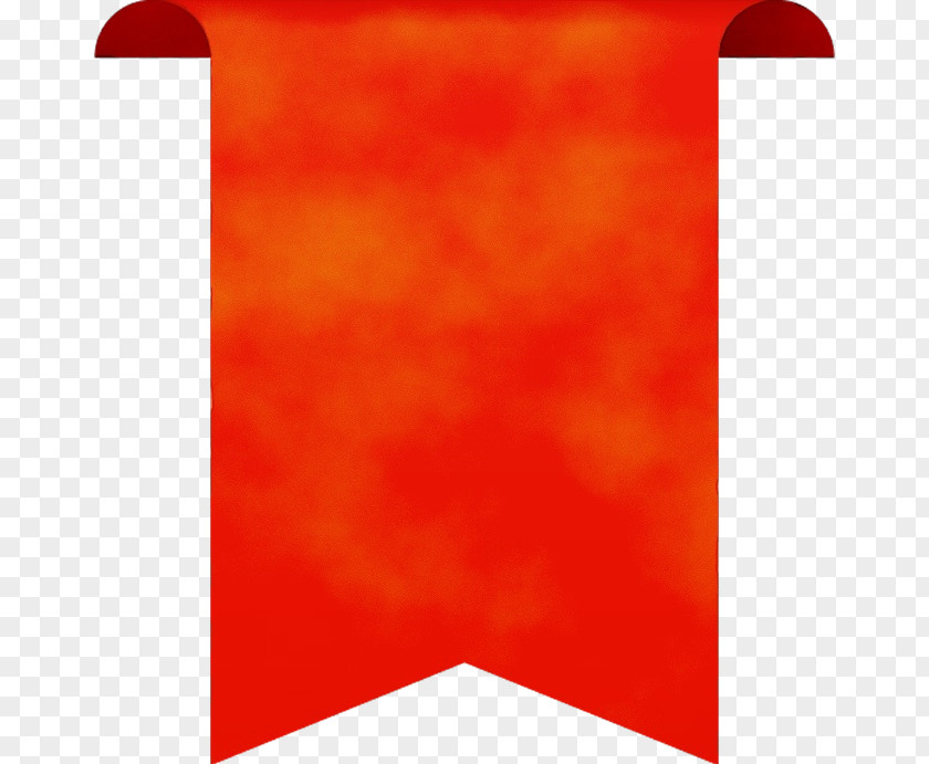 Rectangle Red Flag Orange PNG