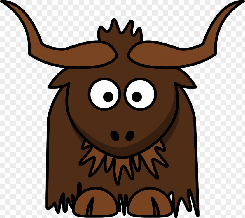 Brown Goat Domestic Yak Clip Art PNG