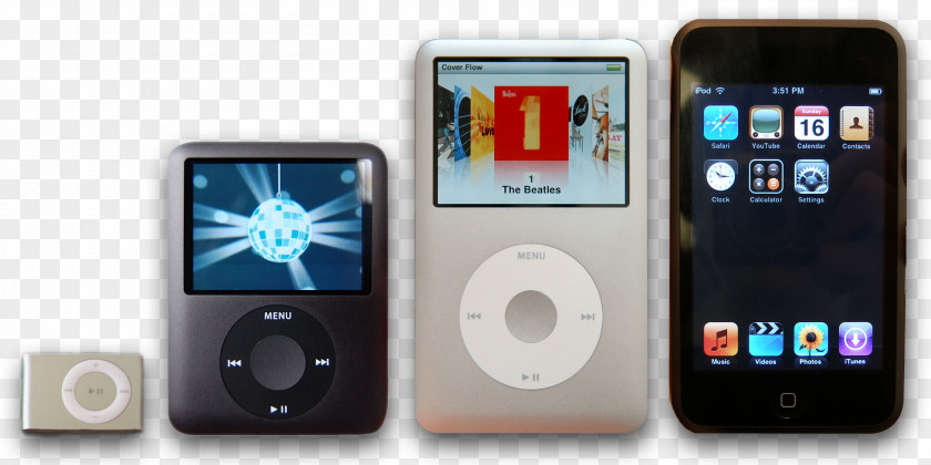 Ipod IPod Shuffle Touch Nano Classic Digital Audio PNG