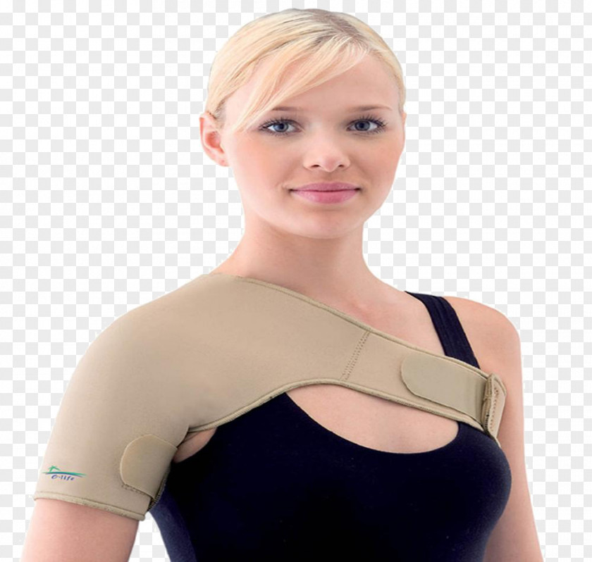 Ms. Shoulder Brace Model Pads Elbow Wrist PNG