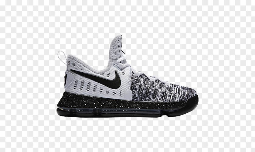 Nike KD 9 GS 'Black Space' Youth Sneakers Zoom Elite Men's Basketball Shoe Sports Shoes Line PNG