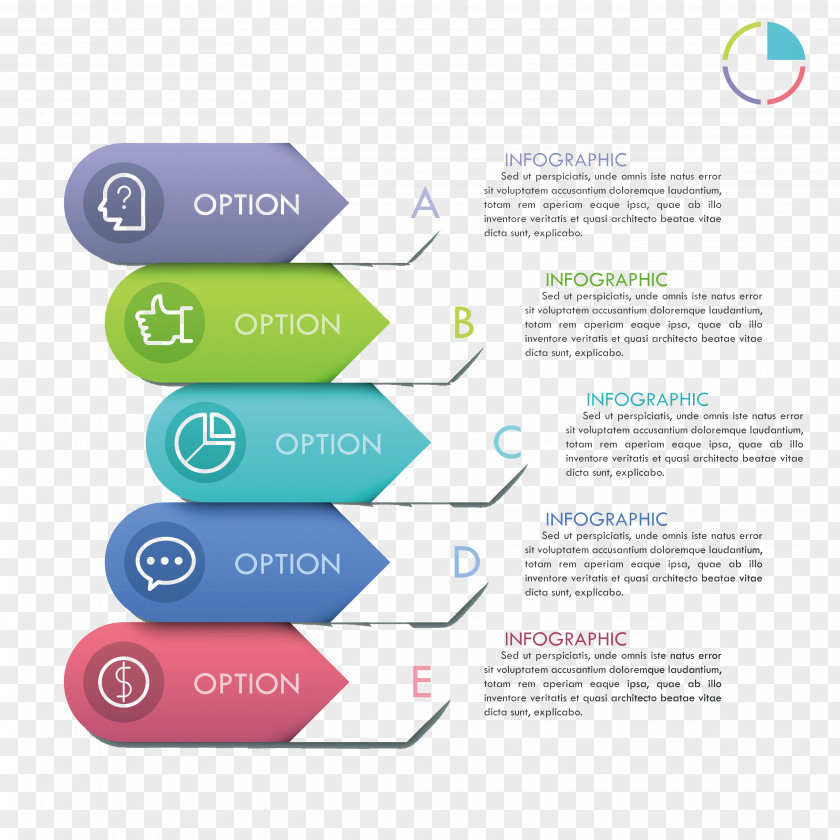 Simple Graphic Design Business Information Infographic Chart PNG