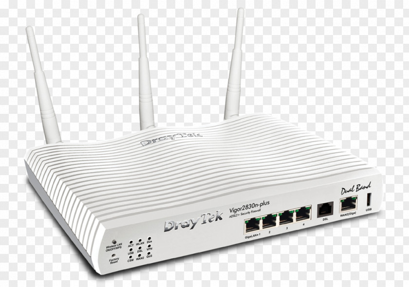 Vigor DrayTek Wireless Router DSL Modem Wide Area Network PNG