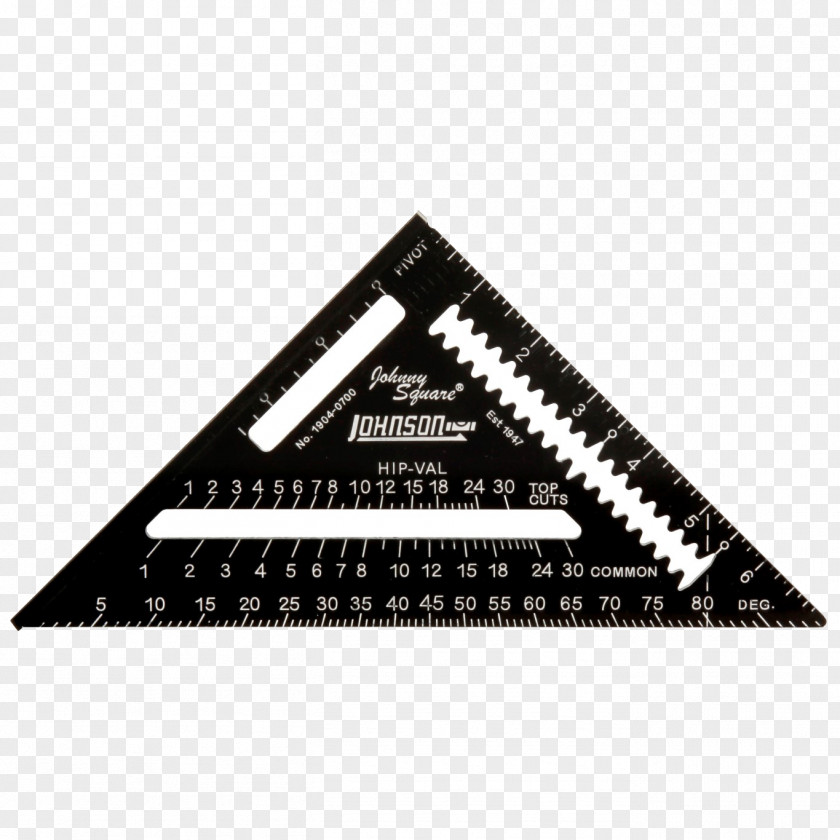 Angle Speed Square Rafter Combination Tool Aluminium PNG