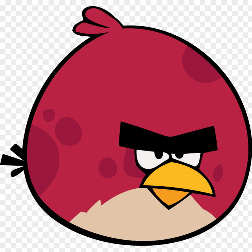 Angry Bird Red Beak Smile Magenta Font PNG
