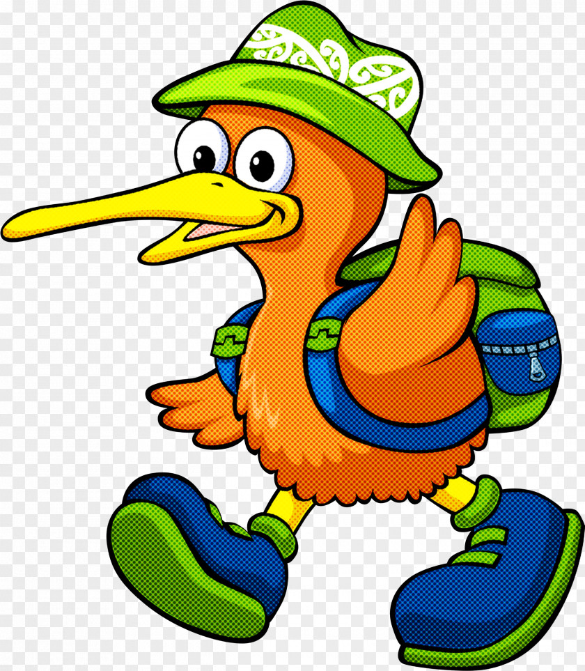 Cartoon Bird Beak Duck Ducks, Geese And Swans PNG
