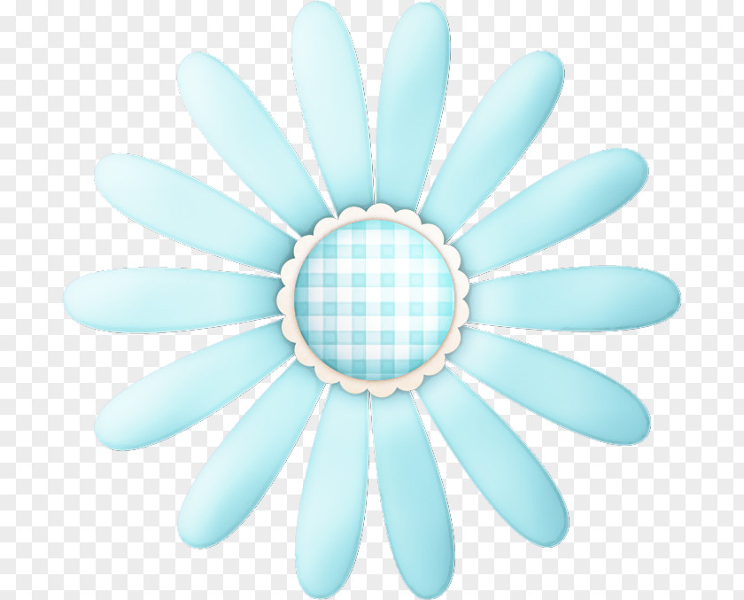 Gerbera Plant Blue Aqua Turquoise Petal Teal PNG