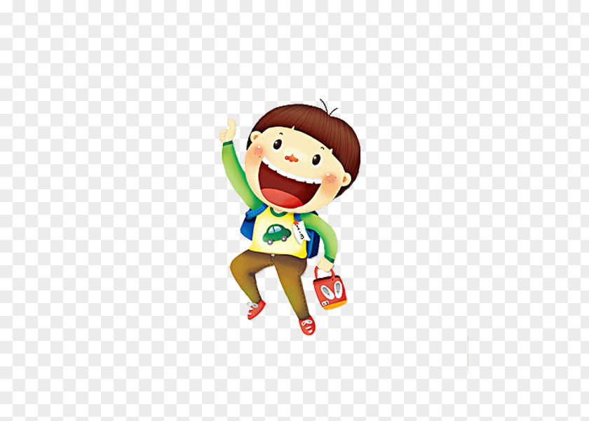 Happy Boy Cartoon Download PNG