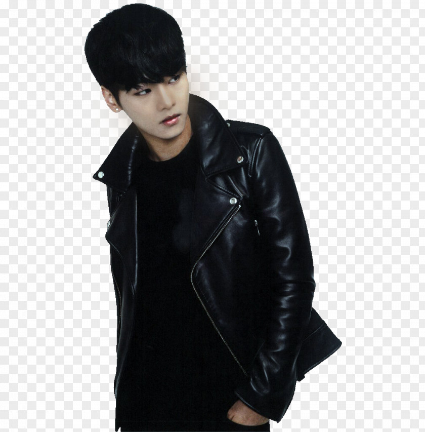 JB N GOT7 VIXX Leather Jacket PNG