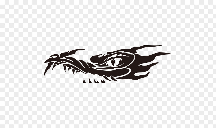 Need Dragon Tattoo Car Sticker Clip Art PNG