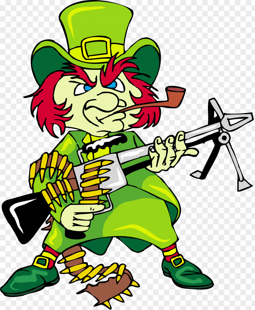 On The 24th Saint Patrick's Day Handgun Weapon March 17 PNG