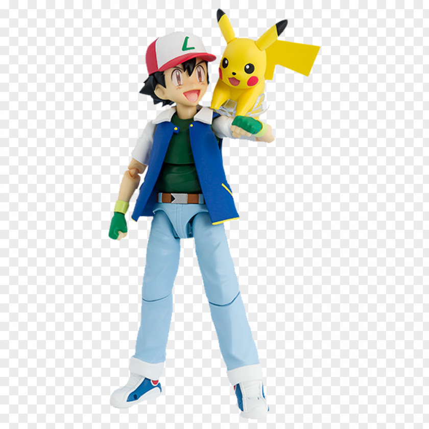 Pikachu Ash Ketchum Pokémon S.H.Figuarts Action & Toy Figures PNG