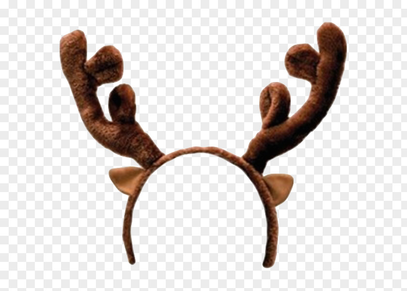 Reindeer Moose Antler Headband PNG