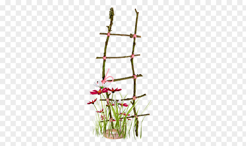 Romantic Wooden Ladder Clip Art PNG