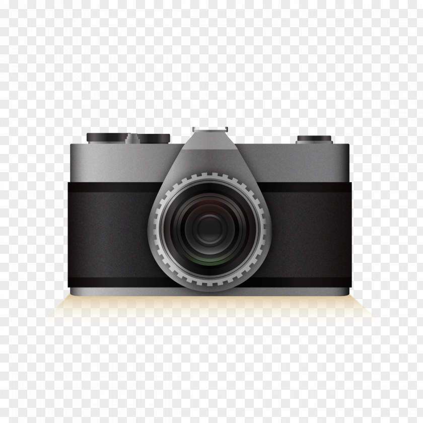 Vector 3D Camera Mirrorless Interchangeable-lens Lens Photography PNG
