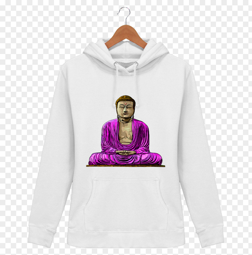 Bouddha Hoodie Bluza Sleeve PNG