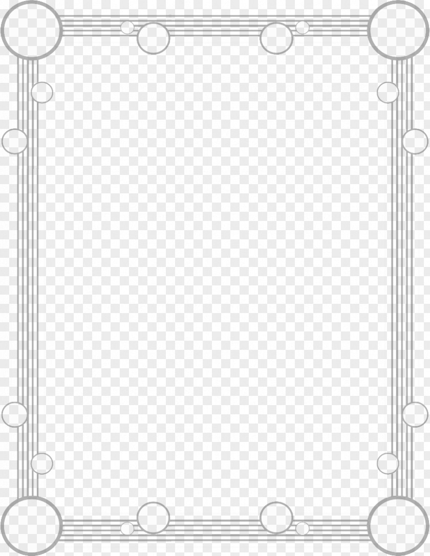 Gray Border Frame Transparent Image Line Point Angle PNG