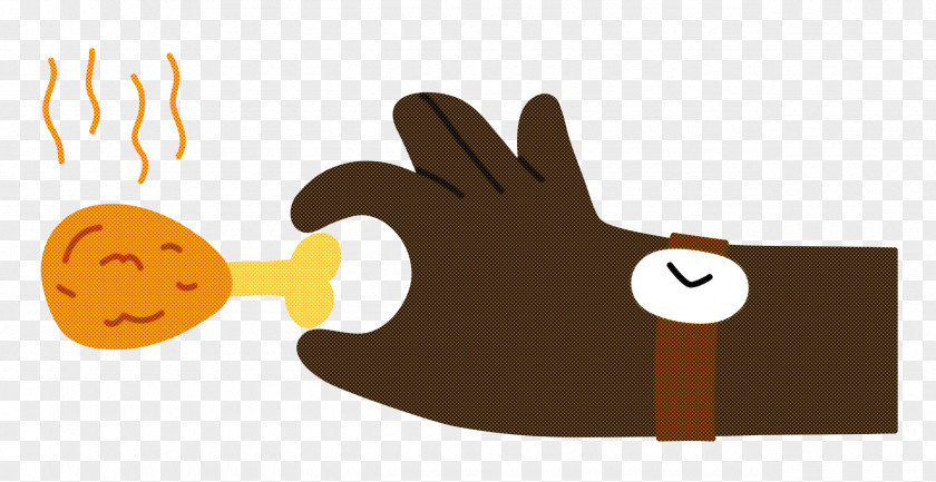 Hand Pinching Chicken PNG