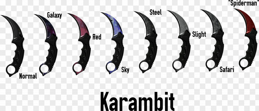 Knife Karambit Counter-Strike: Global Offensive Spider-Man Paper PNG