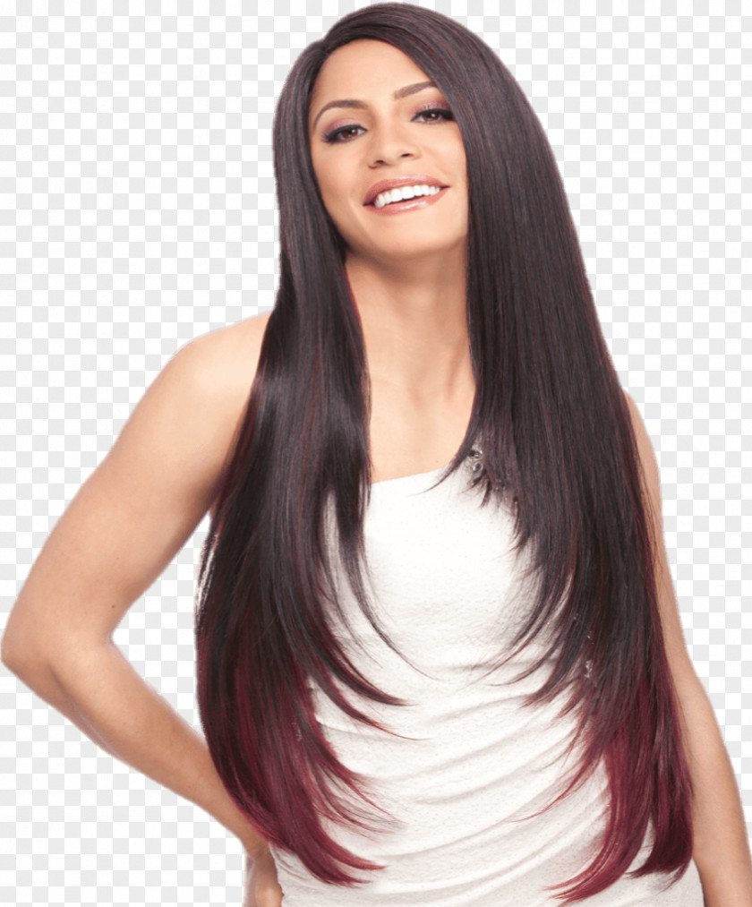 Lace Wig Black Hair Braid Artificial Integrations PNG