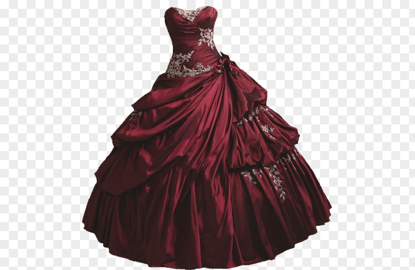 Ball Gown Dress Evening Prom PNG