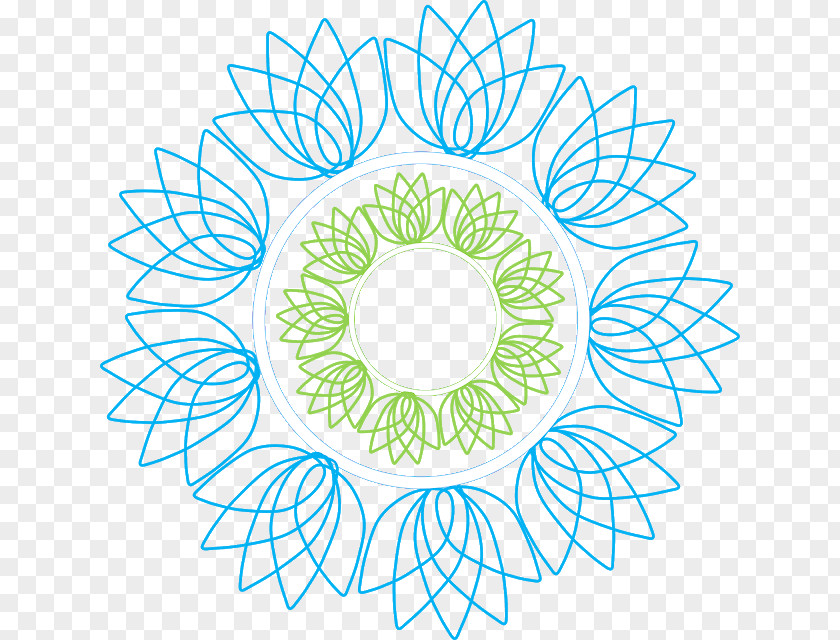Flower Mandala Clip Art Image Mantra PNG