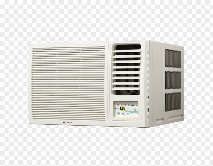 Window Ac Air Conditioning Home Appliance Condenser Hitachi Room PNG