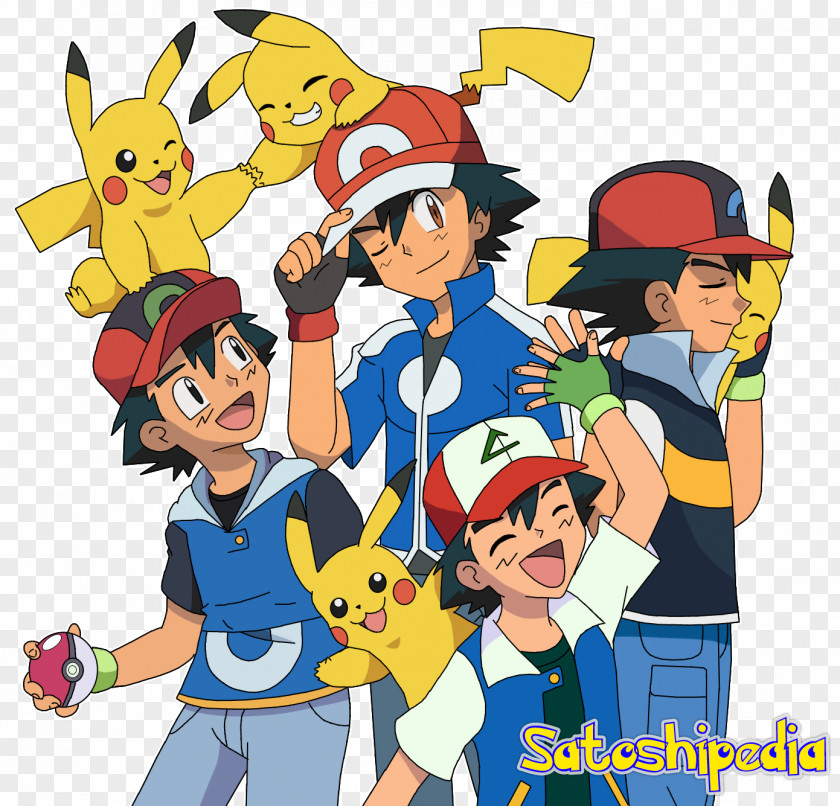 Ash Ketchum Image Pokemon Unisex Adult-Trucker Hat Serena Pikachu PNG