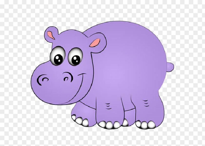 Cartoon Baby Hippopotamus Royalty-free Clip Art PNG