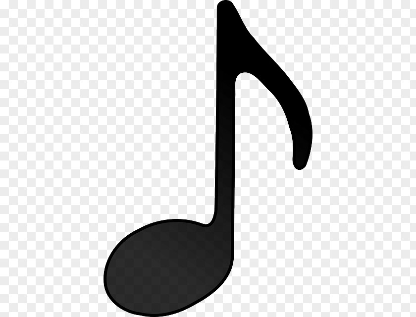 Eighth Note Musical Stem Clip Art PNG