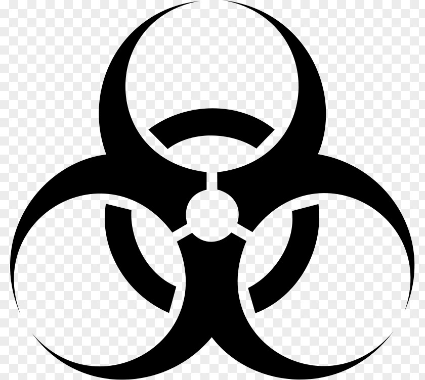 Hazardous Waste Clipart Biological Hazard Symbol Sign Clip Art PNG