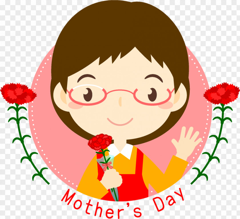 Mother's Day Carnation May Clip Art PNG