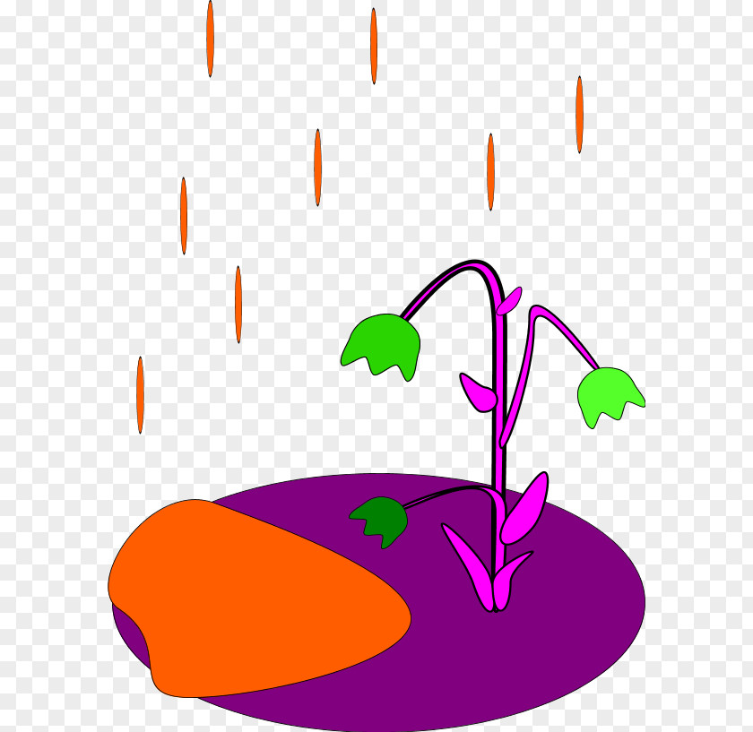 Rain Flower Clip Art For Scrapbooks PNG