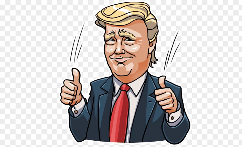 United States Telegram Donald Trump Sticker Illustrator PNG