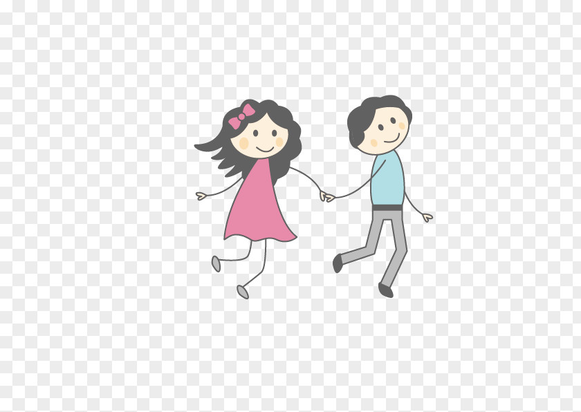 Cartoon Couple Download Romance Clip Art PNG