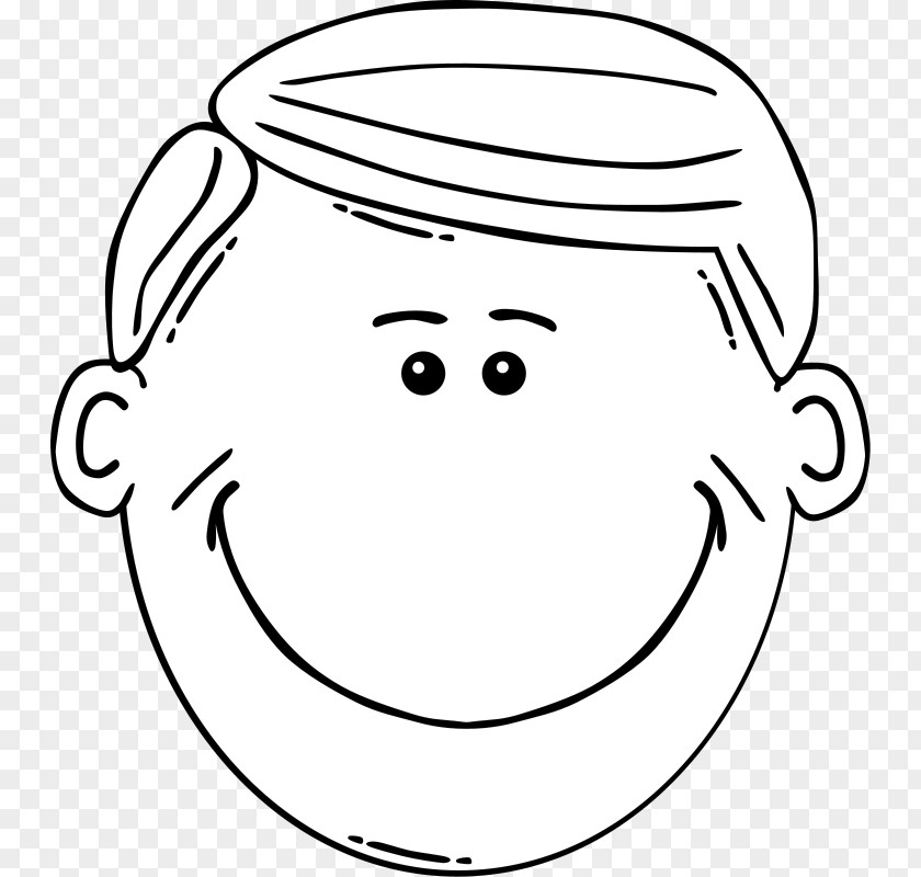 Funny Cartoon Faces Images Father Face Child Man Clip Art PNG