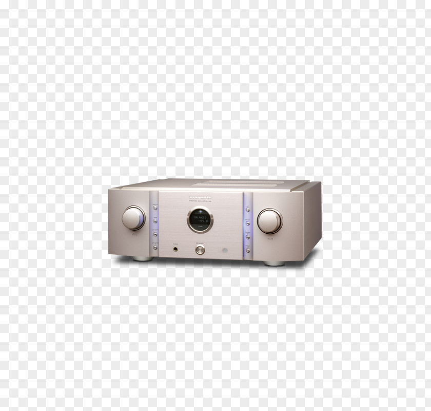 Integrated Amplifier Marantz PM-11S3 Black HiFi AV Receiver Audio Power Electronics PNG