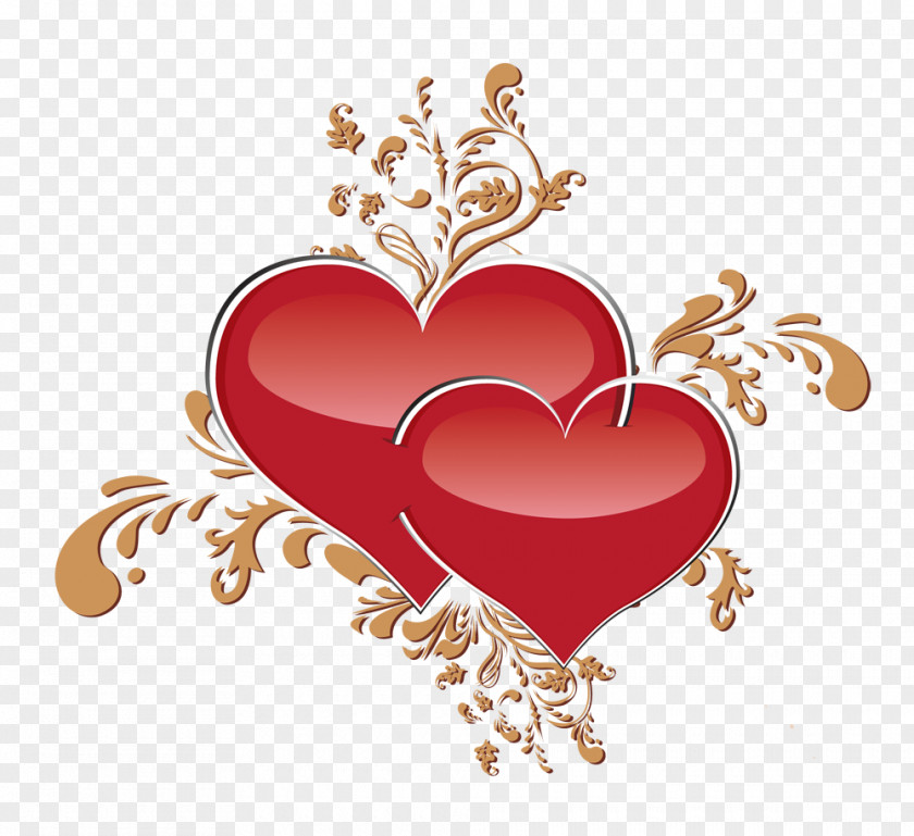 LOVE Valentine's Day Heart Marriage Proposal Clip Art PNG