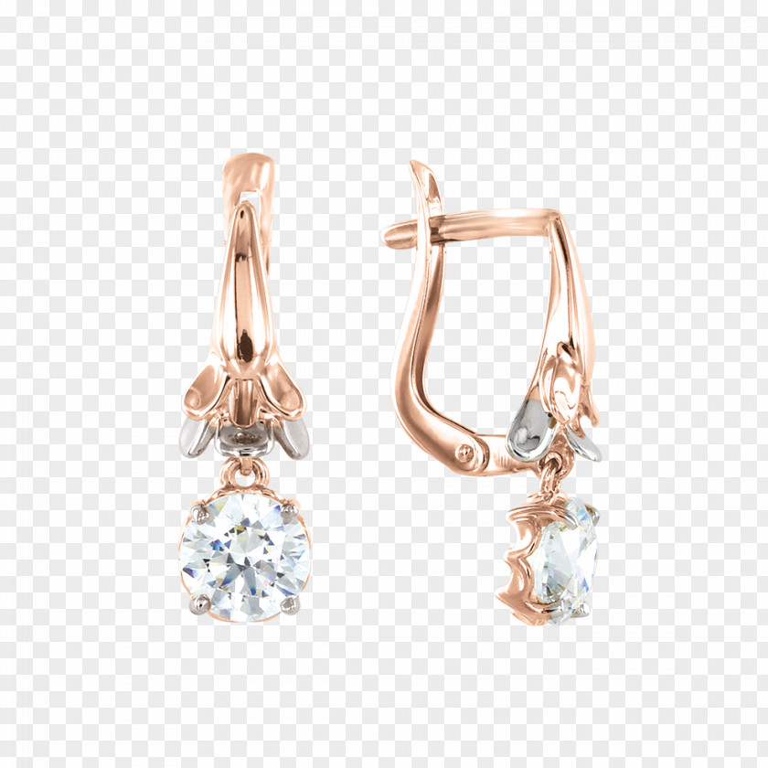 Silver Earring Body Jewellery Diamond PNG