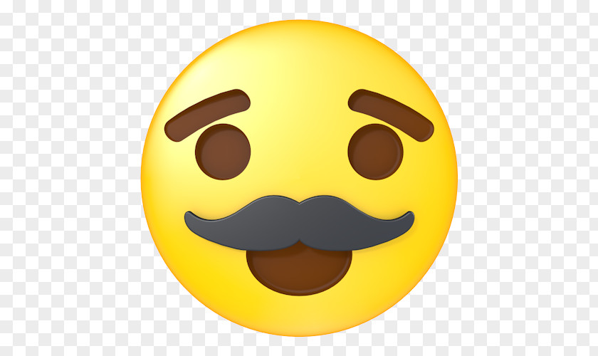 Smiley Emoji Emoticon Beard PNG
