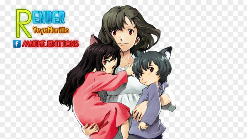 Wolf Children Man Gray 2 Ame Film PNG