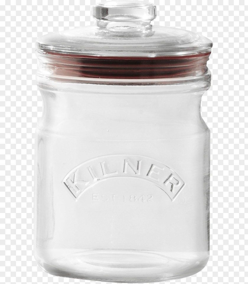 Glass Mason Jar Kilner Lid PNG