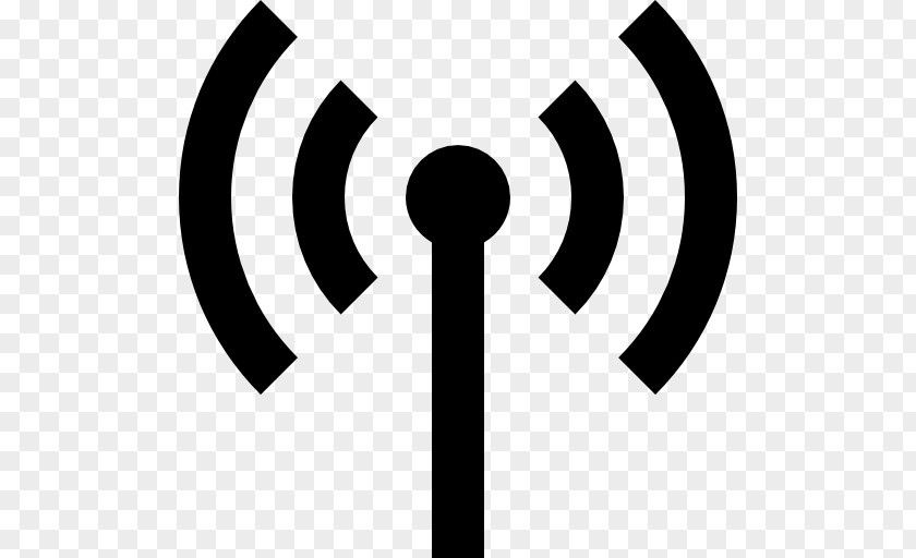 Symbol Aerials Wi-Fi Transmission Signal PNG