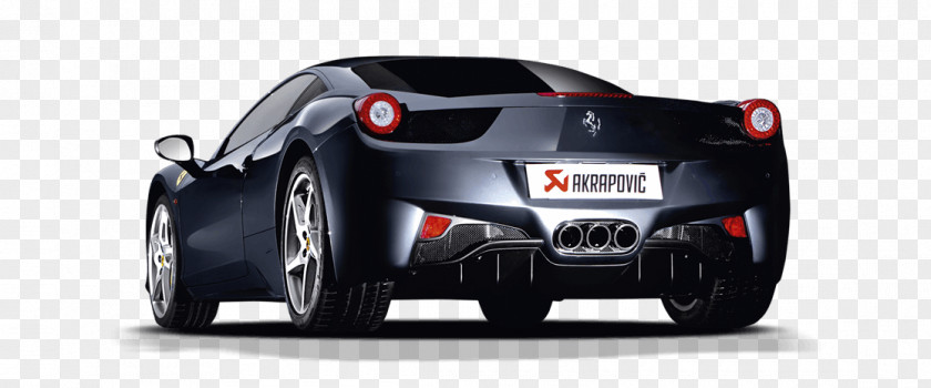 458 Spyder Ferrari Exhaust System Sports Car PNG