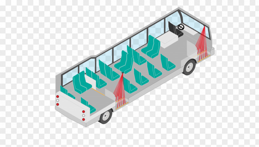 Bus Passenger Sensor Door Public Transport PNG